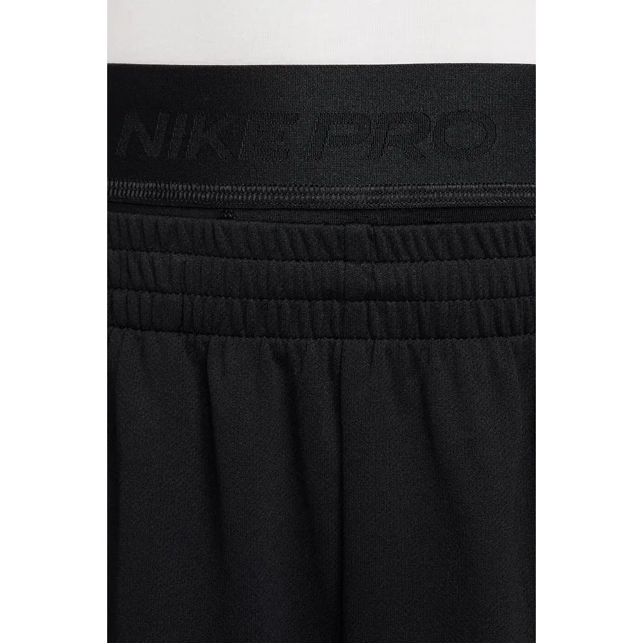 Тренировочные леггинсы Nike Pro Dri-FIT для мальчиков, Черный — фото 2