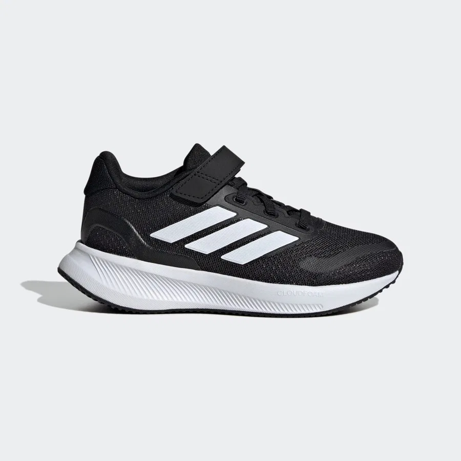 Детские кроссовки с легким дизайном Runfalcon 5 adidas, Черный