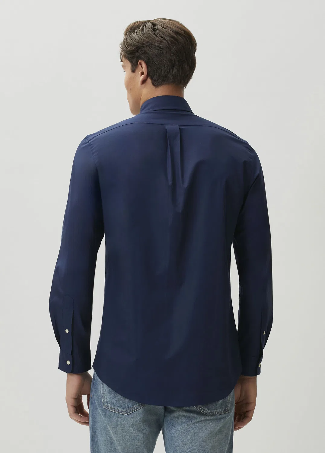Рубашка Custom Fit Polo Ralph Lauren, navy — фото 3