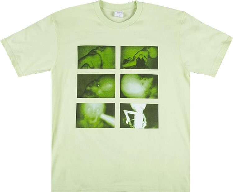 

Футболка Supreme Chris Cunningham Rubber Johnny Tee 'Pale Mint', зеленый