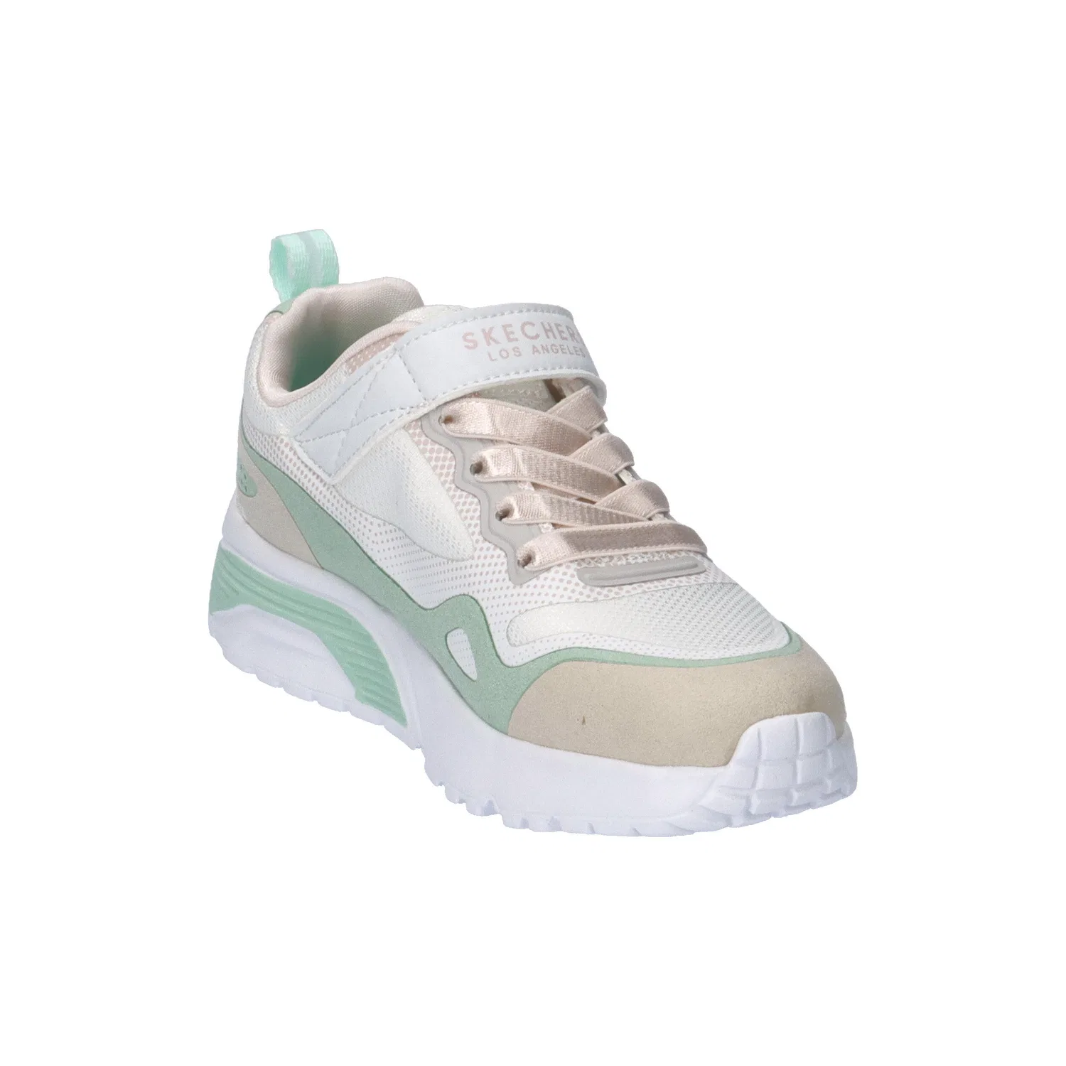 Детские кроссовки с липучкой и шнуровкой UNO LITE - COLOR BLAST Skechers, Weiss — фото 2
