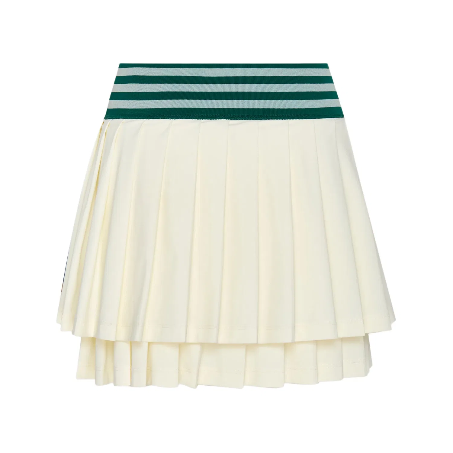 Женская юбка Casual Short Skirts с принтом Tennis Style Collection Adidas Originals, Jade White/Forest Green — фото 3