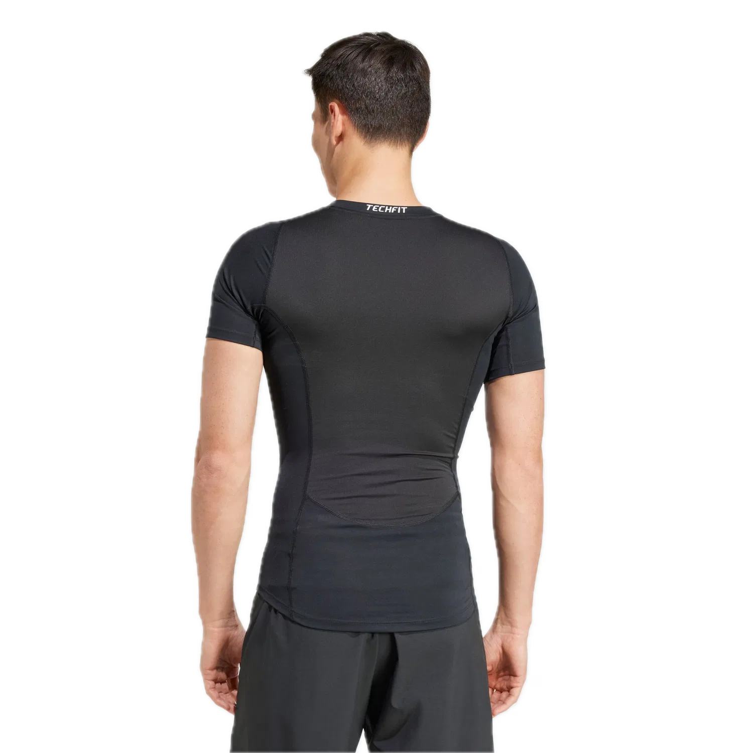 Мужская компрессионная футболка TECHFIT Adidas, черный — фото 3