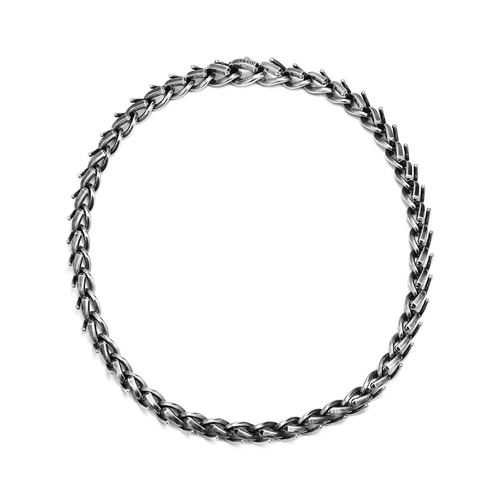 

Ожерелье Tiffany & Co. Medium Link, черненное серебро