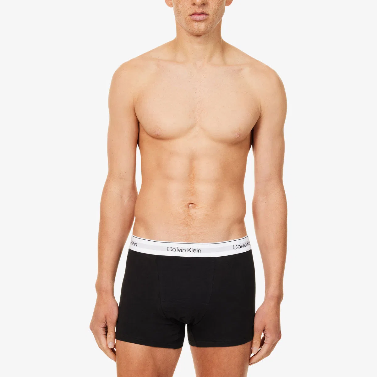 Набор Icon из пяти плавок из эластичного хлопка Calvin Klein, черный — фото 2