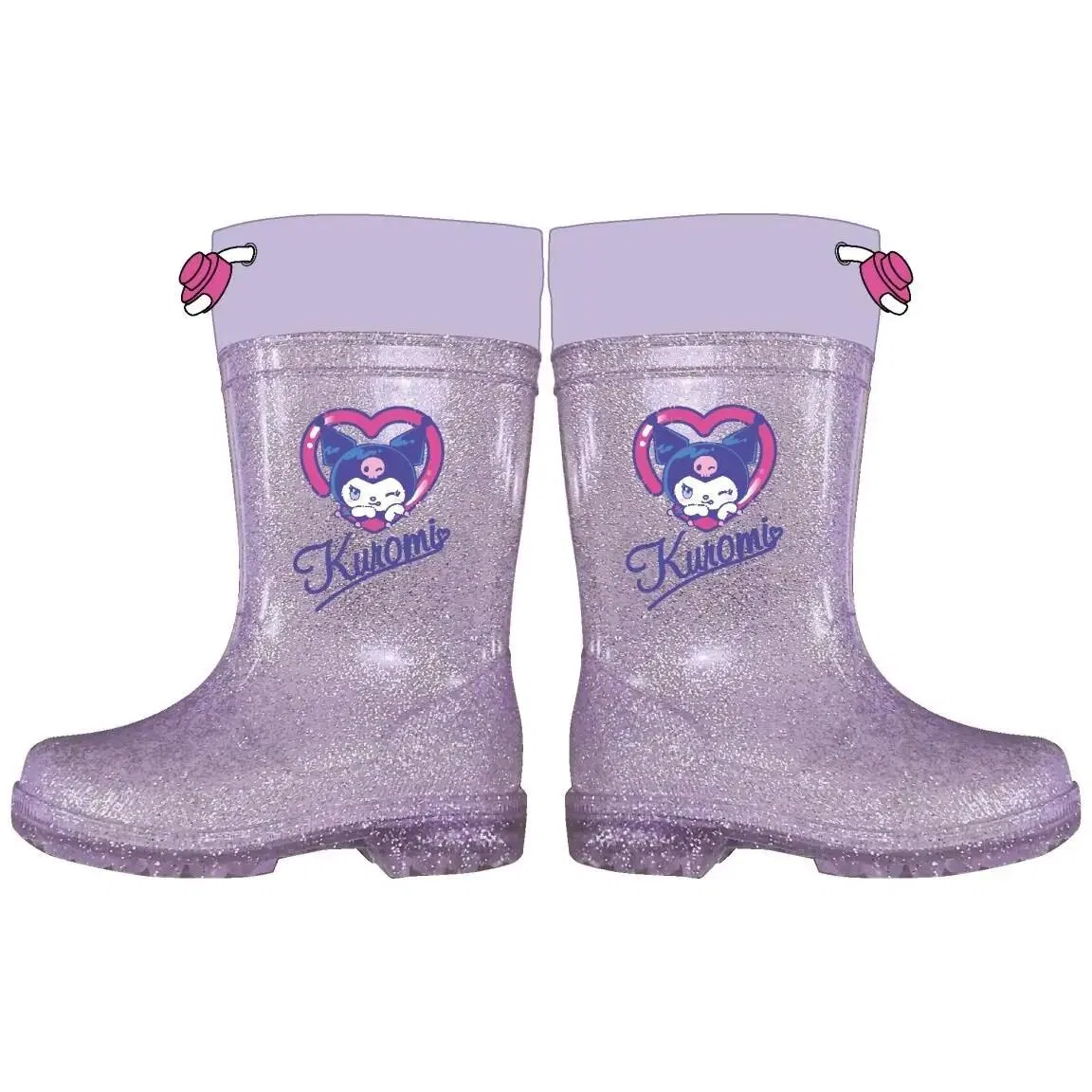 Детские сапоги резиновые с принтом Hello Kitty Cerda, Hellrosa