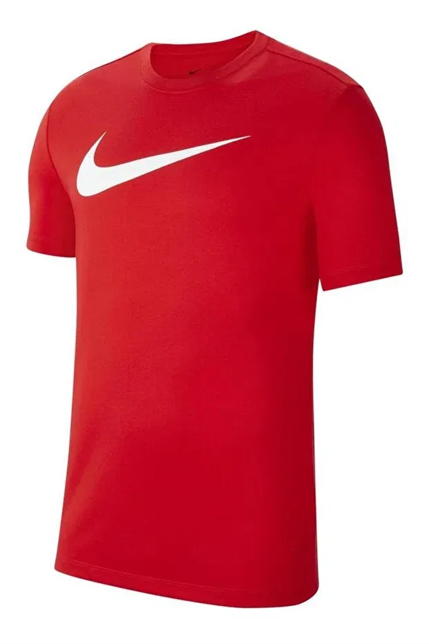 Детская футболка для девочек с принтом Dri-Fit Park Kids T-Shirt Nike, Red/White