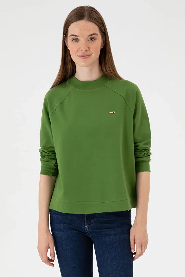 Женские свитшот с длинным рукавом U.S. Polo Assn., Green