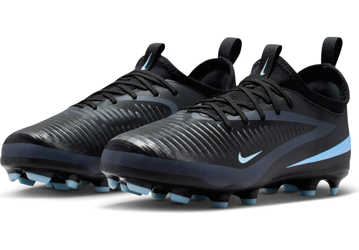 Детские кроссовки для мальчиков с гибкой подошвой Jr Phantom 6 Low Acad Fg/MG NIKE, Multicoloured — фото 2