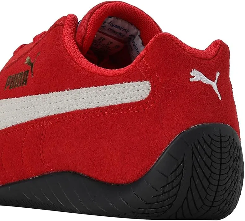 Мужские кожаные кроссовки Puma Speedcat Shield на шнуровке, повседневные - черные — фото 4