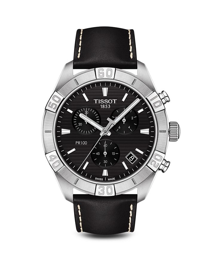 

Часы мужские PR 100, 44 мм Tissot, черный