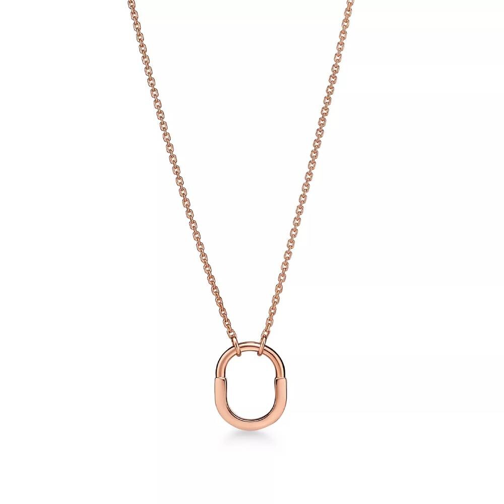 

Кулон с цепочкой Tiffany & Co. Small, розовое золото