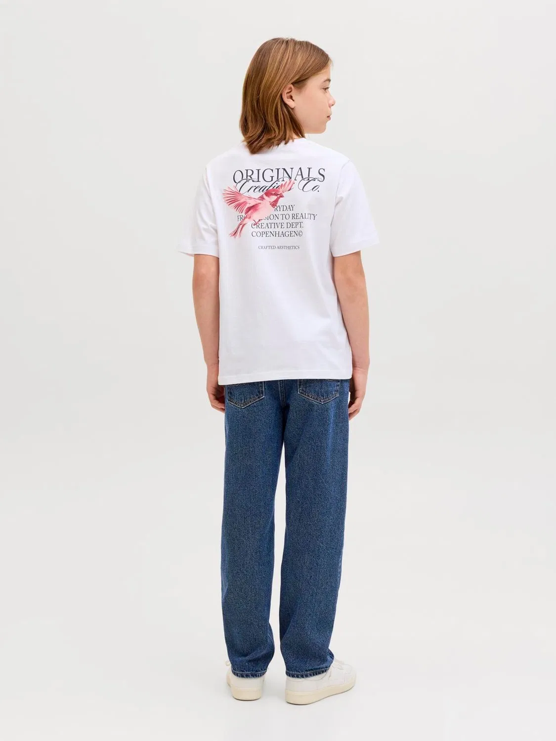 Джинсы расслабленного кроя Chris JACK & JONES JUNIOR, темно-синие — фото 3
