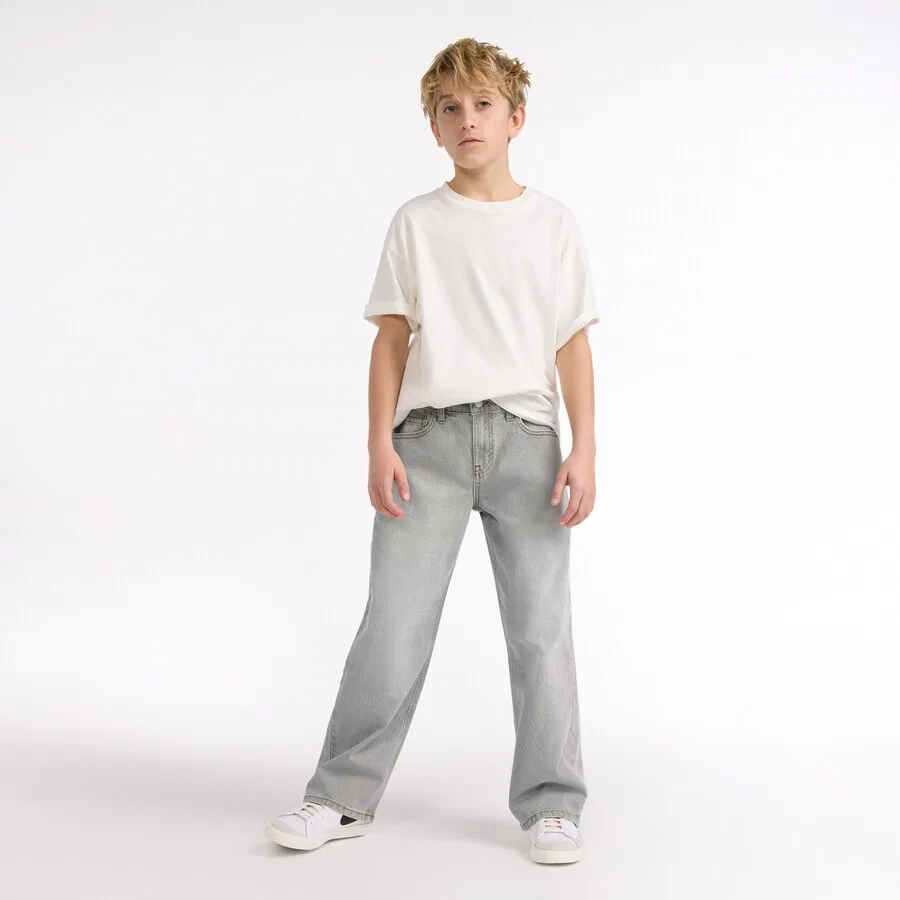 Детские джинсы Baggy '578 Baggy' серого цвета Levi'S Kids — фото 4