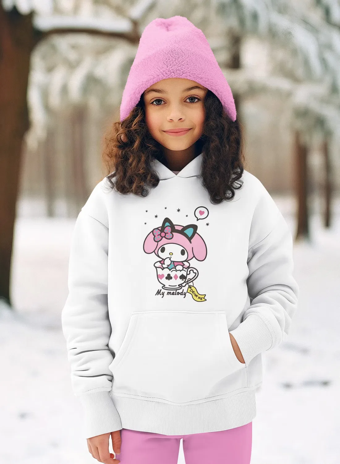 Худи с принтом My Melody, Zoom