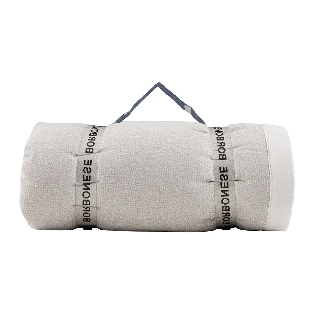 

Плед Borbonese Opla Padded In Cotton Percale, светло-серый