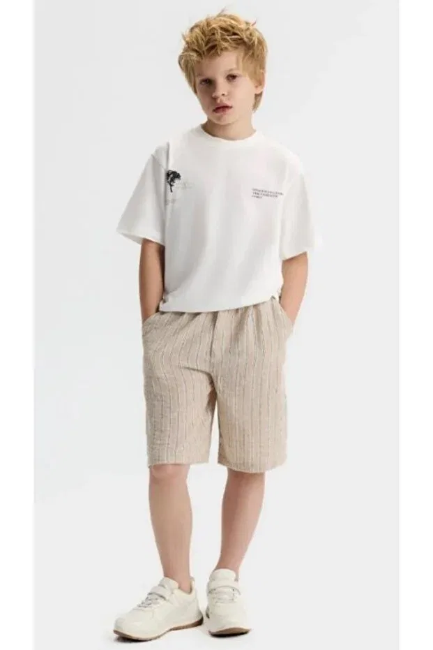 Детские шорты для мальчиков с принтом Nk Kids, Mink
