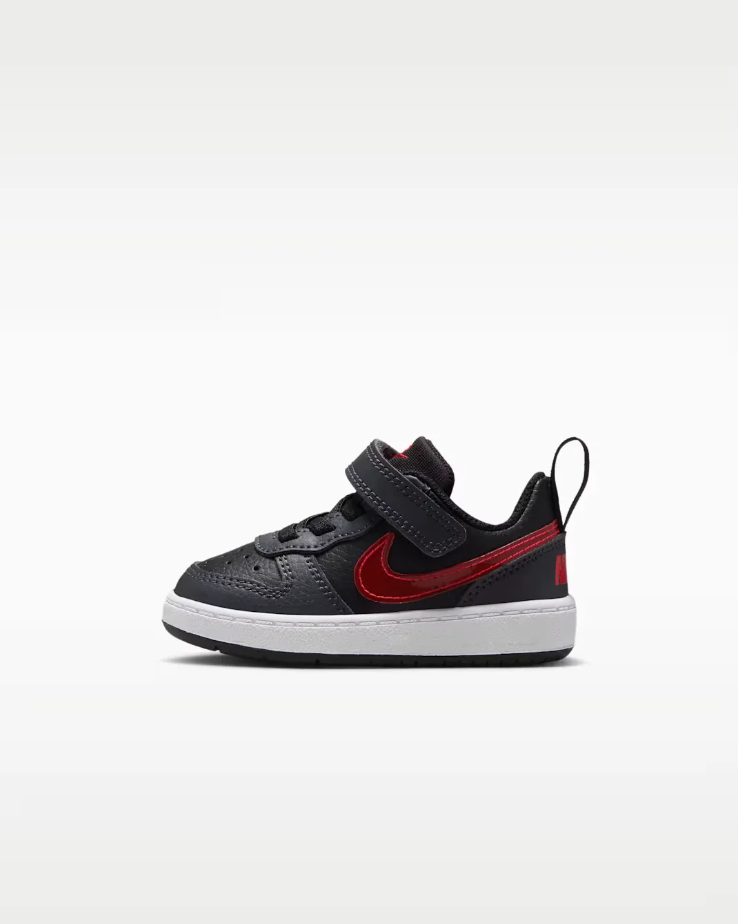 Детская/подростковая обувь Nike Court Borough Low, Black/Anthracite/White/University Red