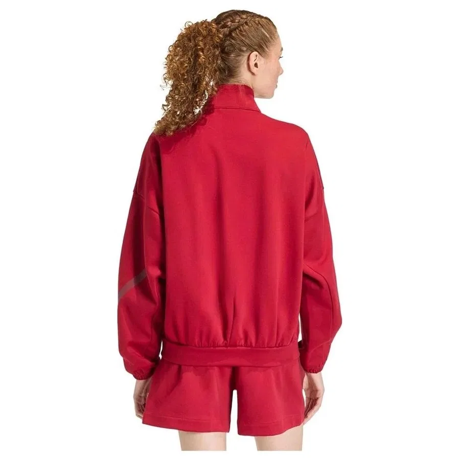 Женская куртка с длинным рукавом W Z.N.E. TT adidas, Бордовый — фото 3