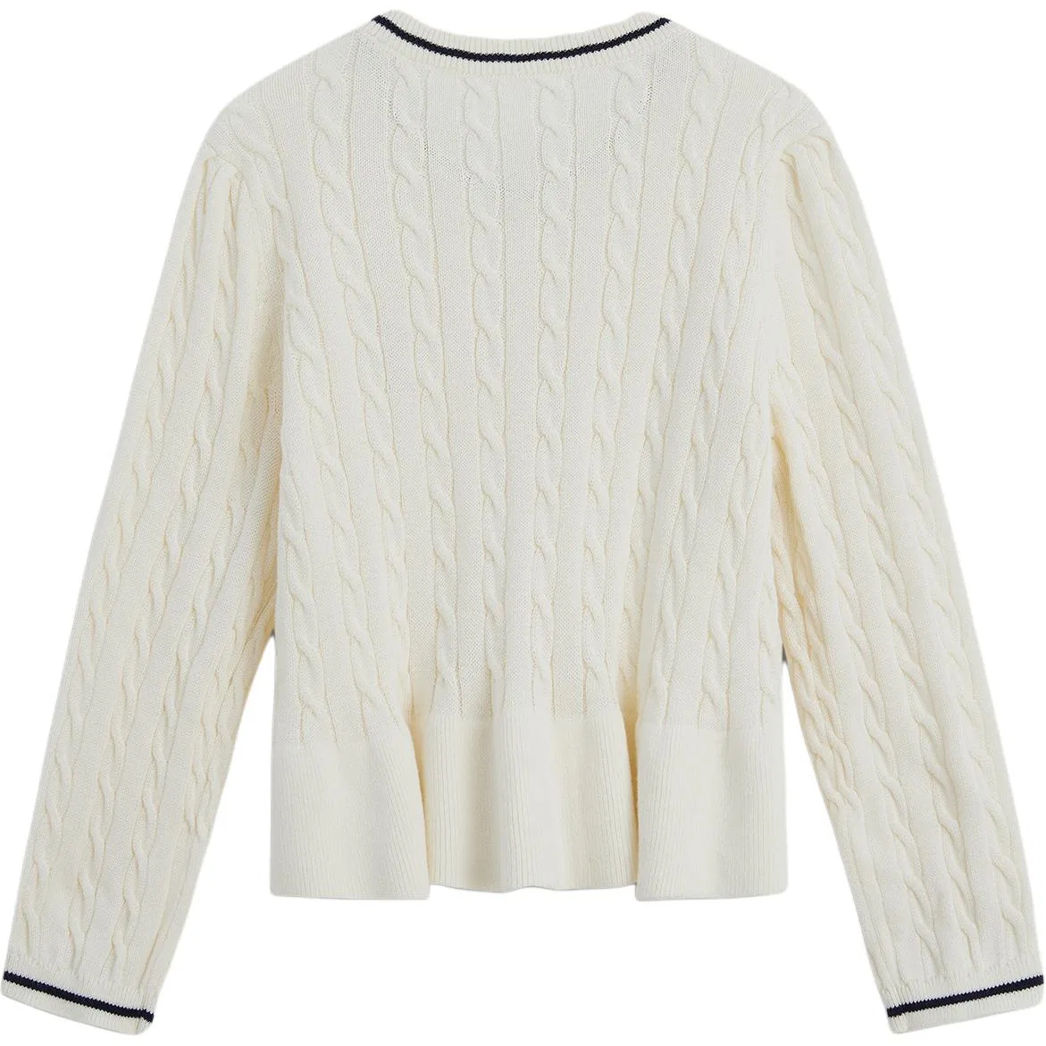Детский свитер с умеренным кроем Pre School Sweaters Moderate GAP, Ivory White — фото 3