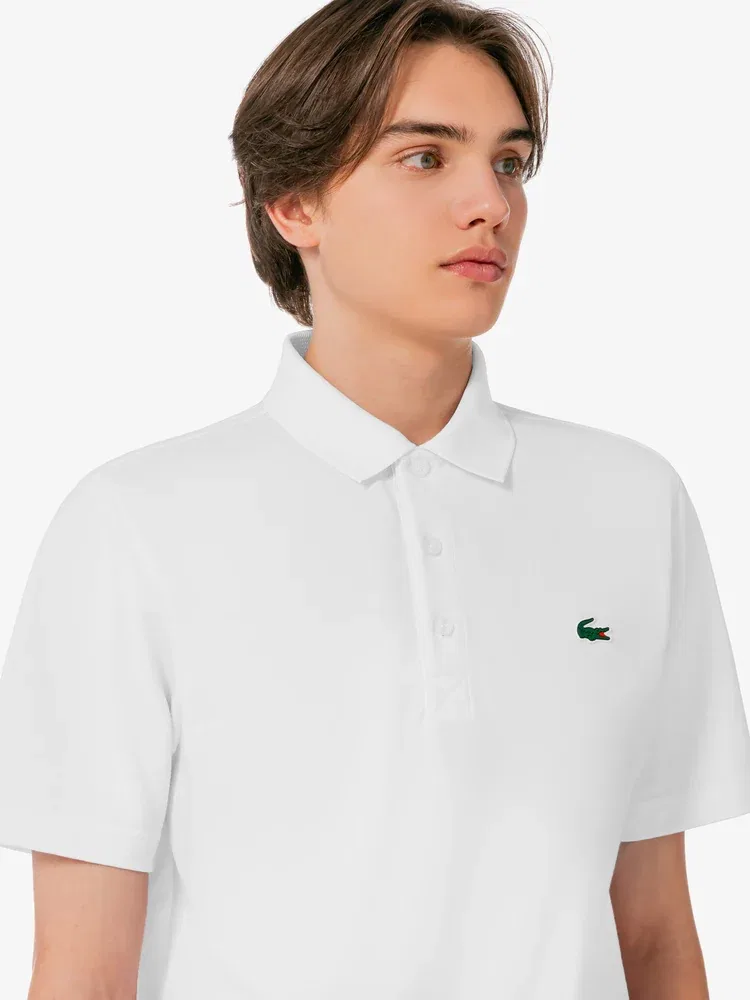 Футболка поло базовая LACOSTE, White — фото 2