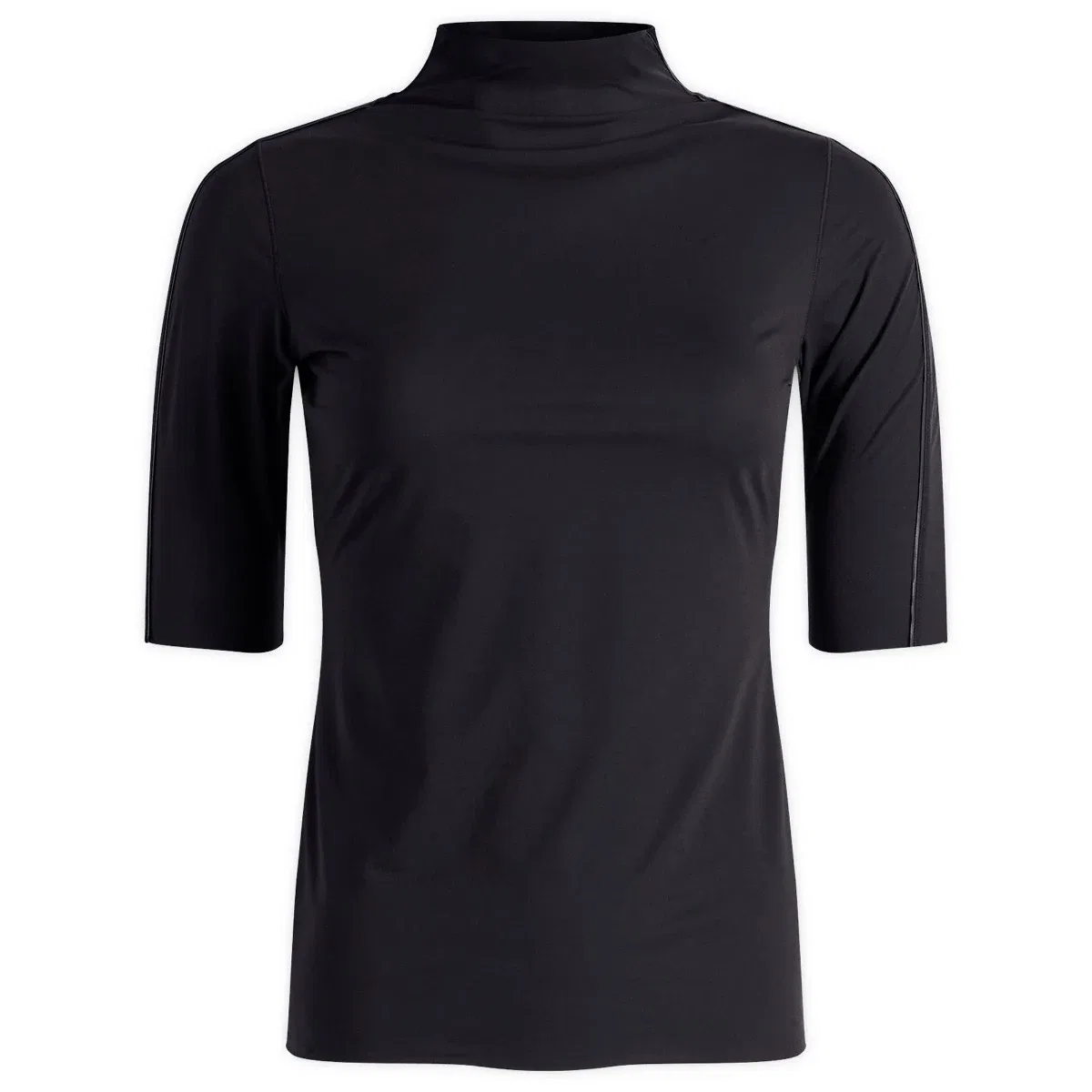 Футболка с высоким воротником NikeSKIMS Weightless Layers Nike, Obsidian