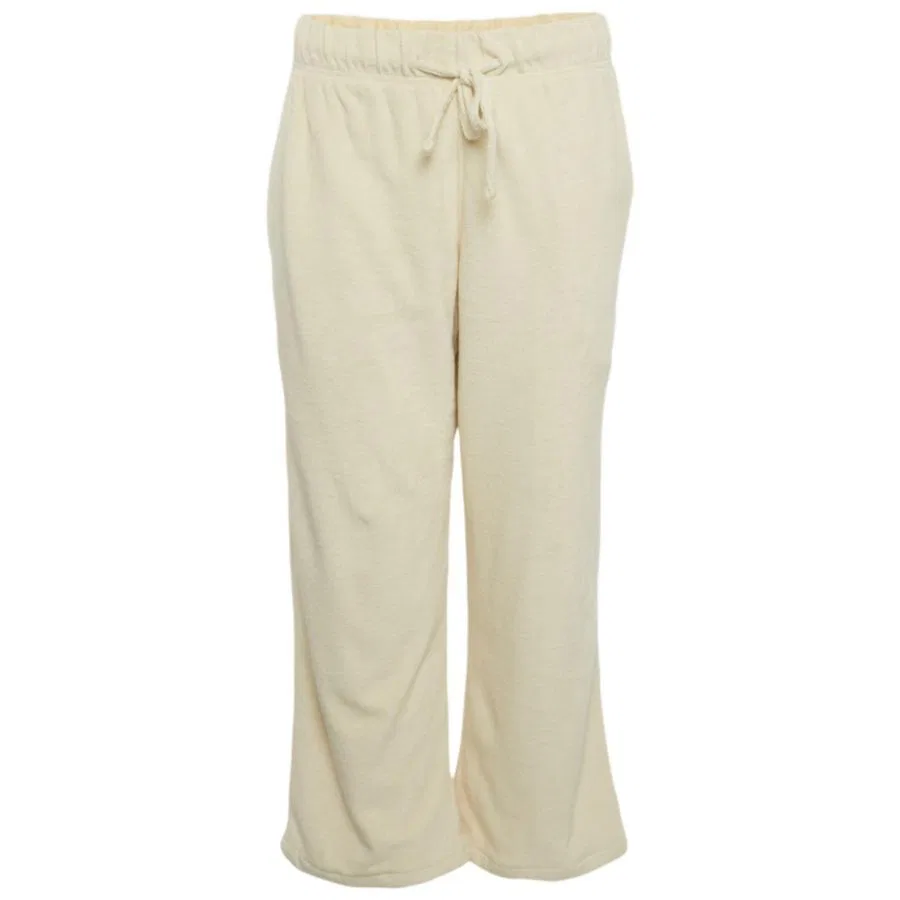 Женские спортивные штаны на завязках с широкими штанинами Burberry, Beige/Khaki
