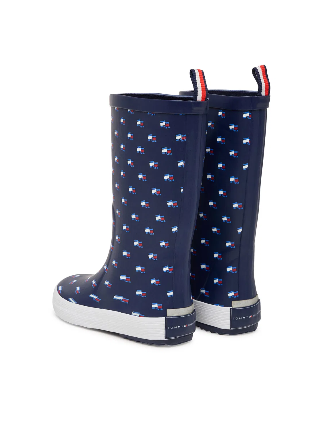 Резиновые сапоги для мальчика Rain Boot Tommy Hilfiger, темно-синий — фото 3