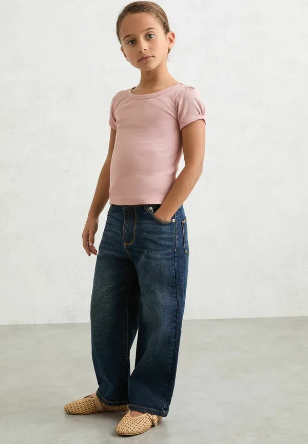 Футболка хлопковая Gracie puff sleeve Reiss, Pink, розовый