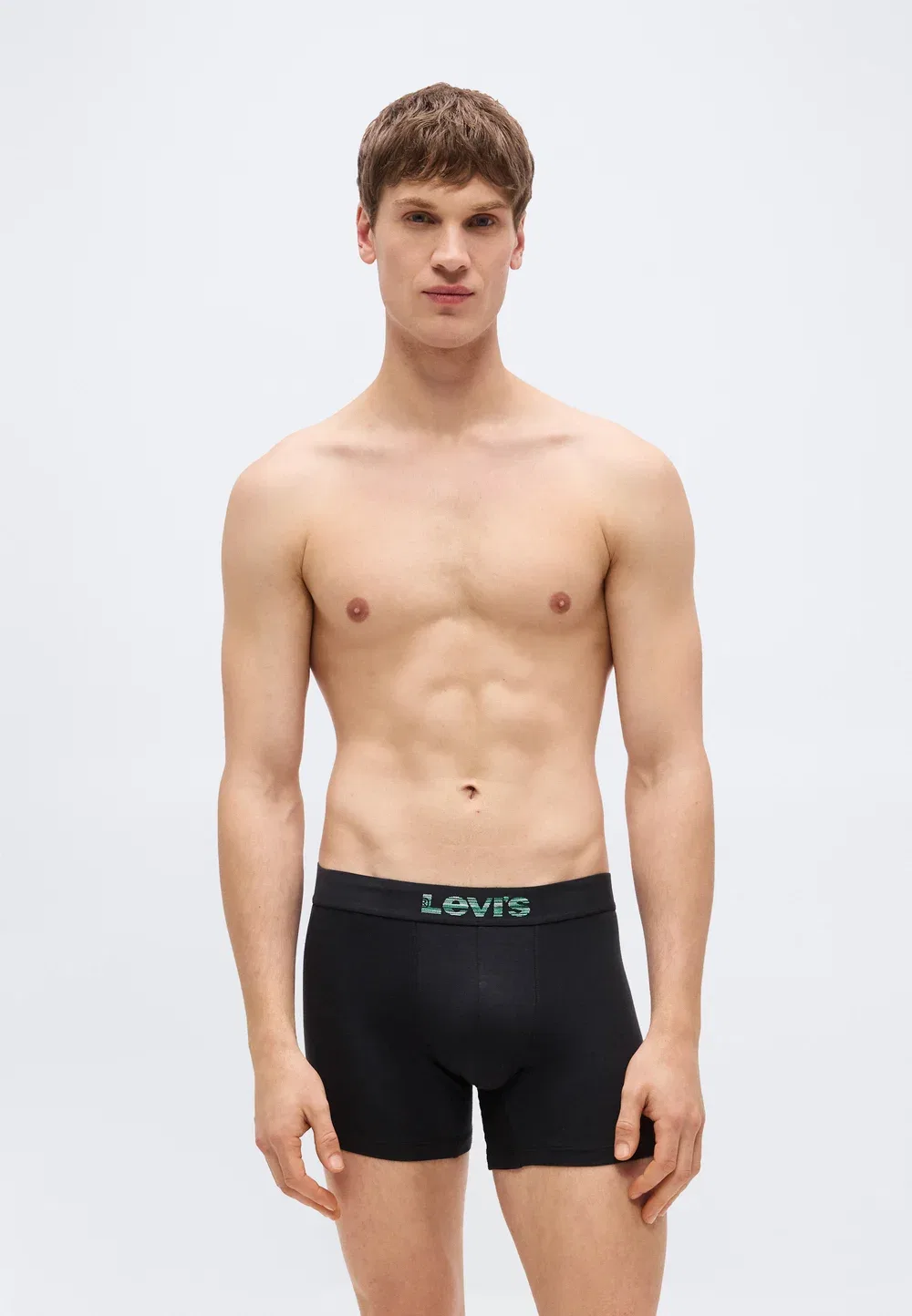 Мужские трусы-боксеры, комплект из 2 штук Levi'S, Green/Black — фото 3