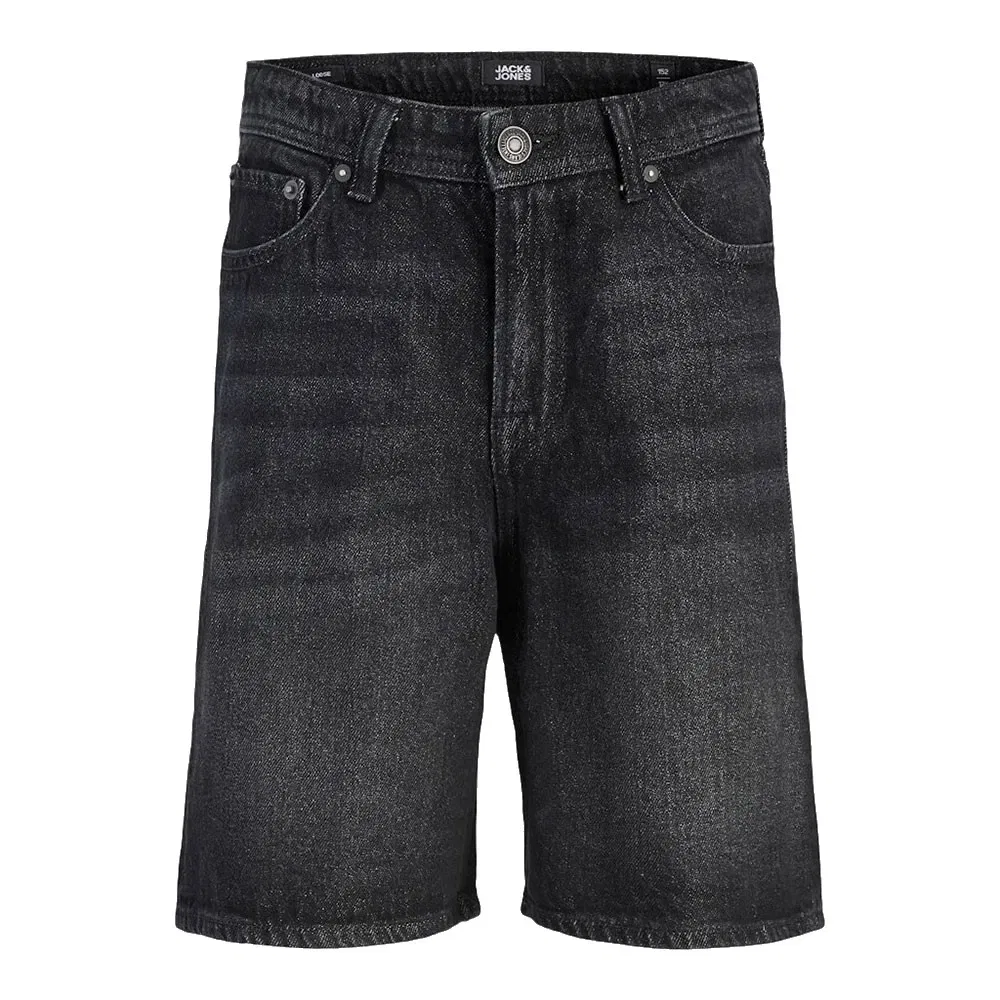 Детские джинсовые шорты свободного кроя Tony Original AKM 111 Jack & jones, Black — фото 3