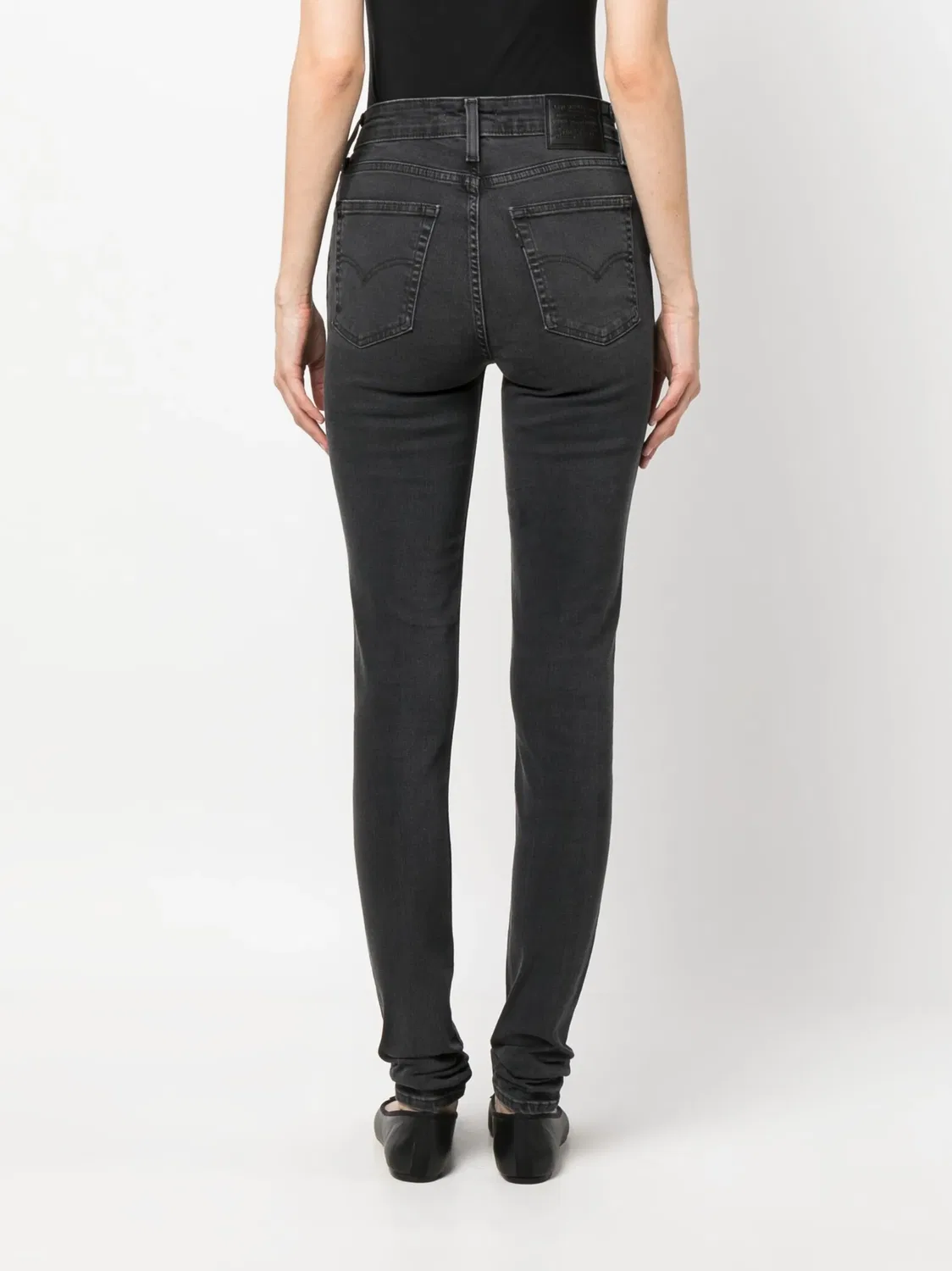 Джинсы 720 High-Rise Super Skinny Levi's, черный — фото 3