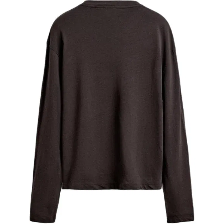 Мужская футболка с круглым вырезом Brown ZARA, Brown — фото 3