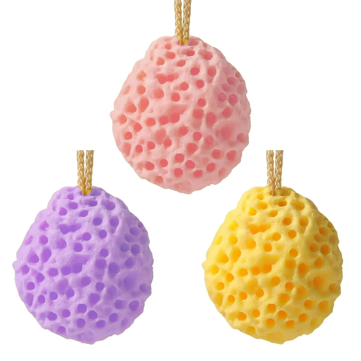 Мочалка для ванны Kids Fast Foam Bath Ball, Qsvbeeqj, 10x10 см, Purple — фото 4