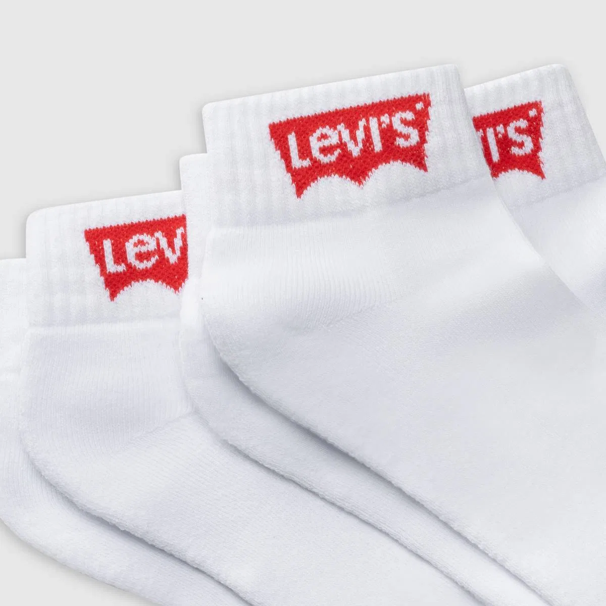 Носки средней высоты (3 шт.) Levi's, White — фото 3