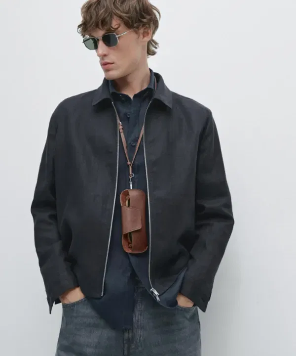 Рубашка льняная Slim Fit, Massimo Dutti — фото 4