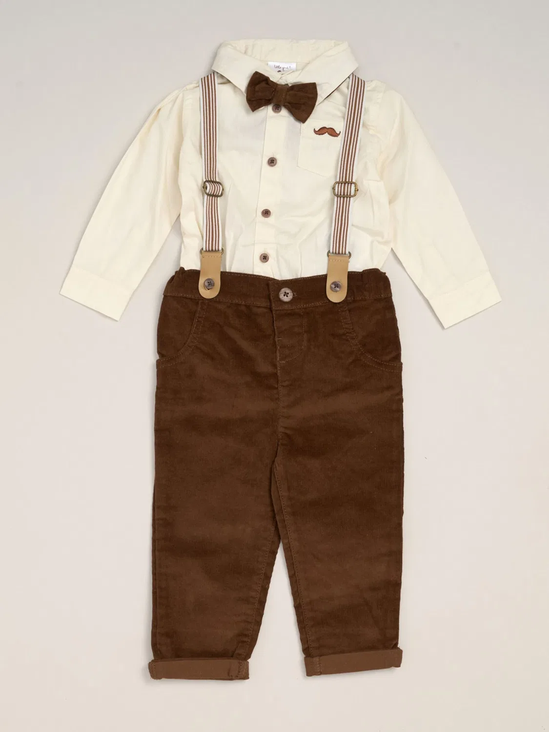 Комплект одежды Little Gent, светлый коричневый