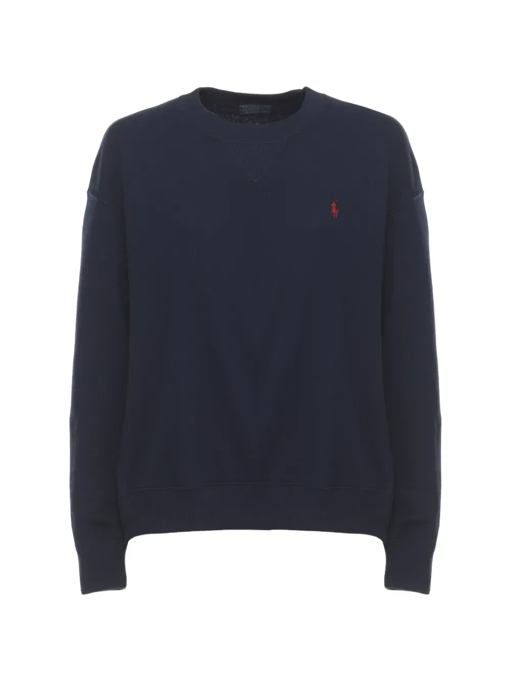 Легкая флисовая толстовка с круглым вырезом POLO RALPH LAUREN, синий
