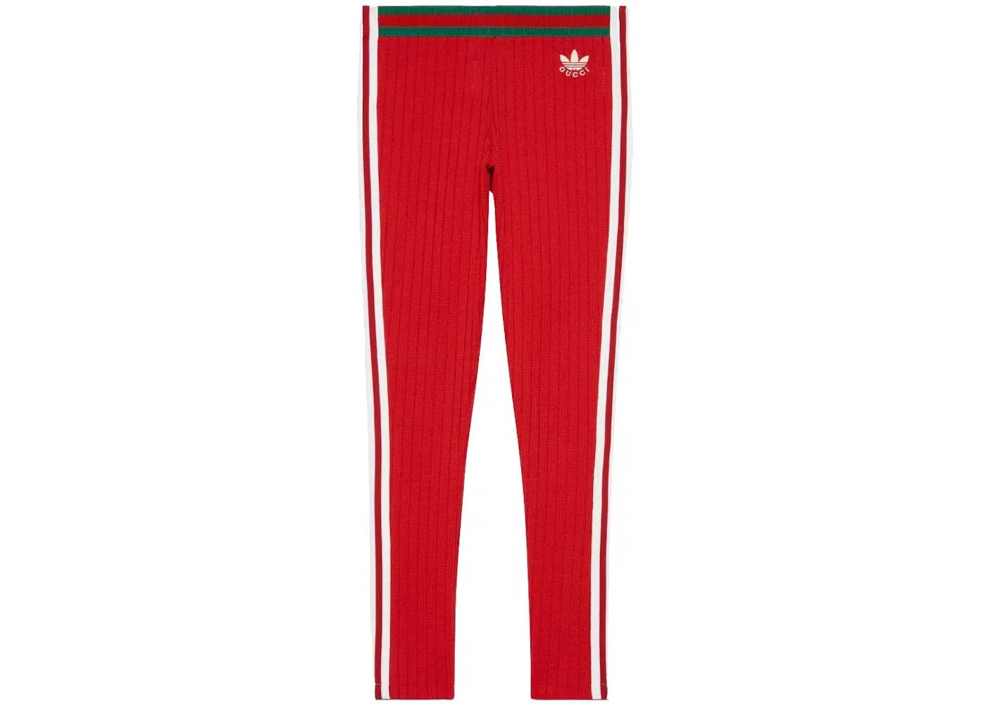 Мужские спортивные штаны с длинным рукавом Gucci x Adidas Jersey Sweatpants Gucci, Red