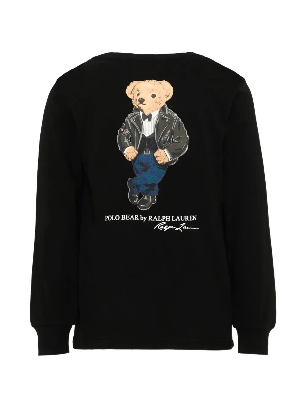 Свитшот Polo Bear с длинным рукавом POLO RALPH LAUREN KIDS, черный — фото 2