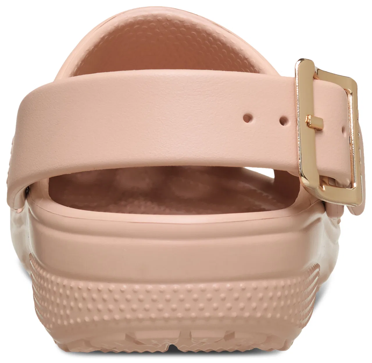 Детские сабо для девочек с металлической пряжкой Classic Metallic Buckle Crocs, Grey/Blush — фото 3