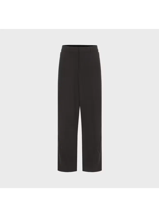 Брюки широкие мягкие комфортные Zara, черный — фото 2
