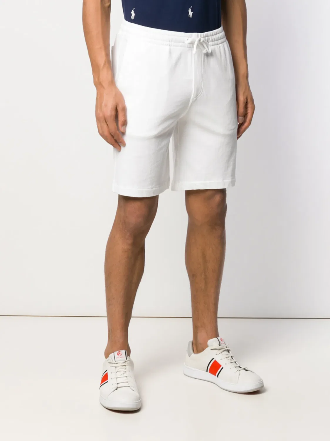 Polo Ralph Lauren Шорты с логотипом белые — фото 3