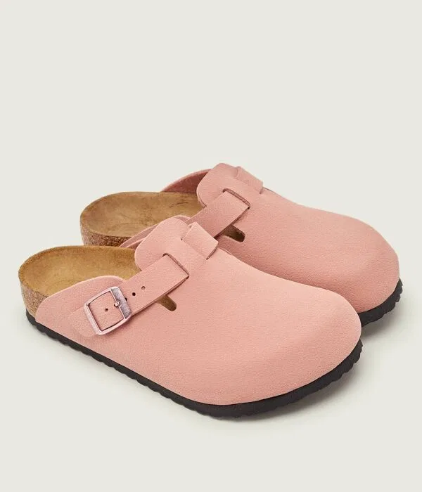 Детские сандалии-мюли Boston с брендом Birkenstock, Rosa — фото 3