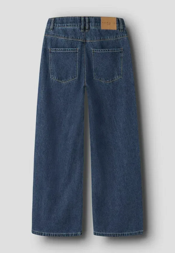 Джинсы фасона клеш Name It, dark blue denim, темно-синий — фото 4