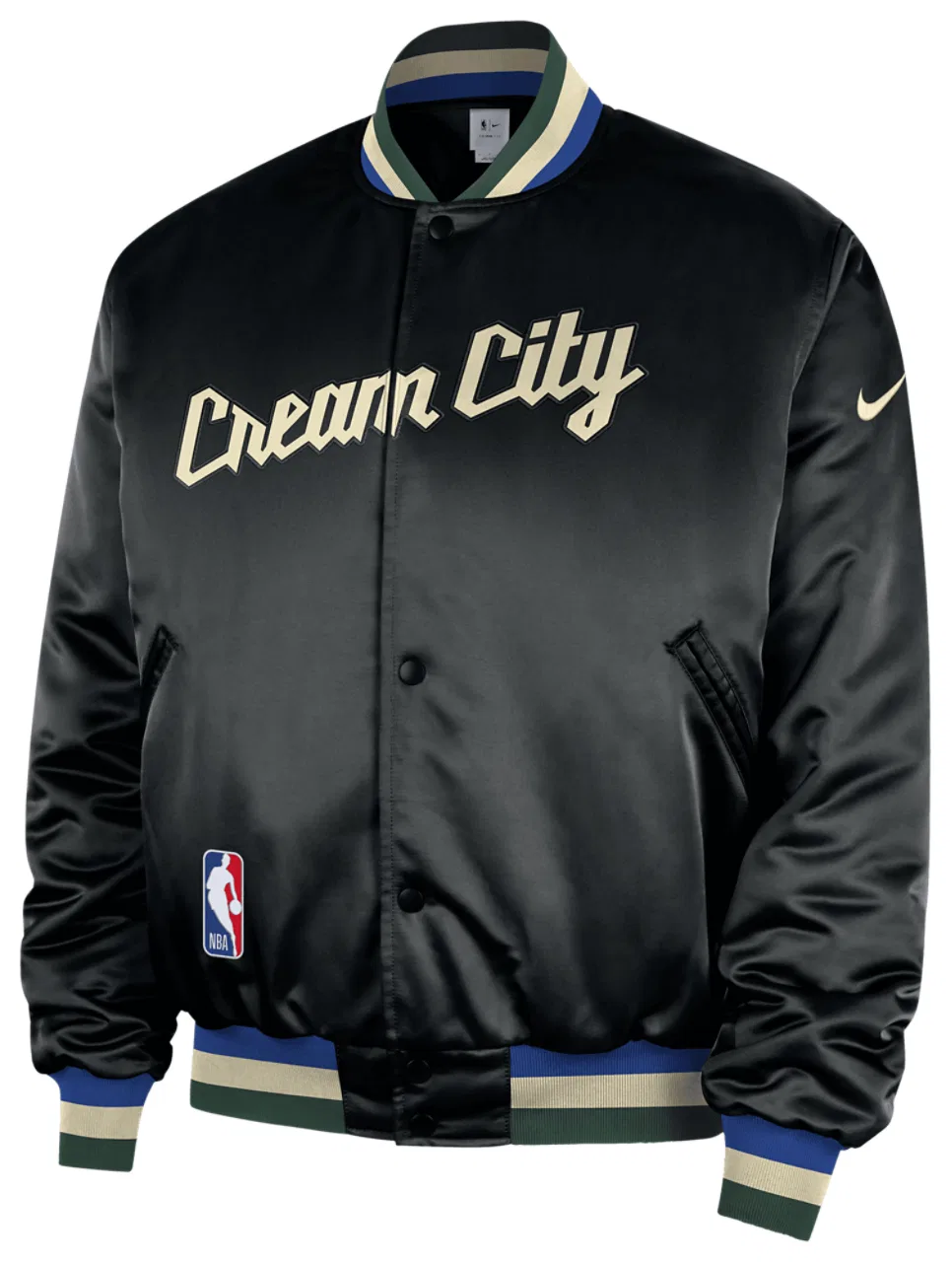 Мужская куртка Bucks Premium City Edition Nike, цвет Multi/Black