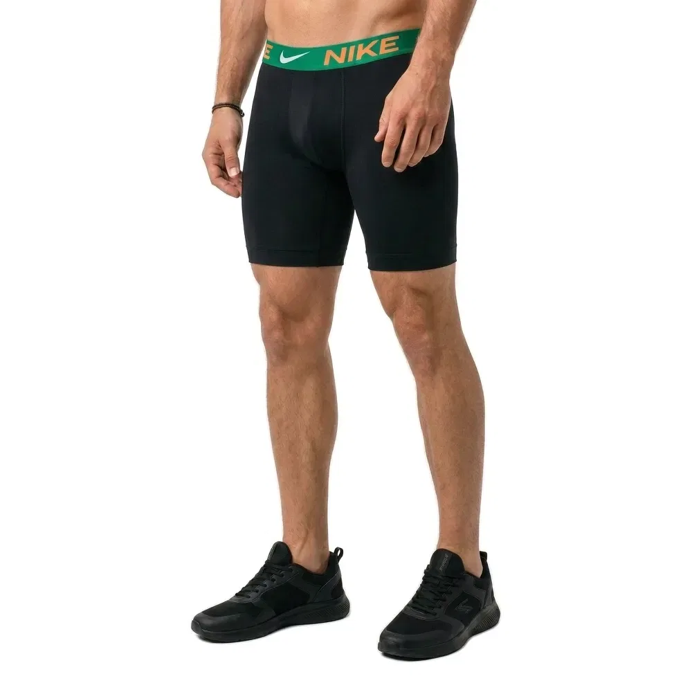Мужские боксеры с длинной штаниной Nike Dri-Fit, Black — фото 3