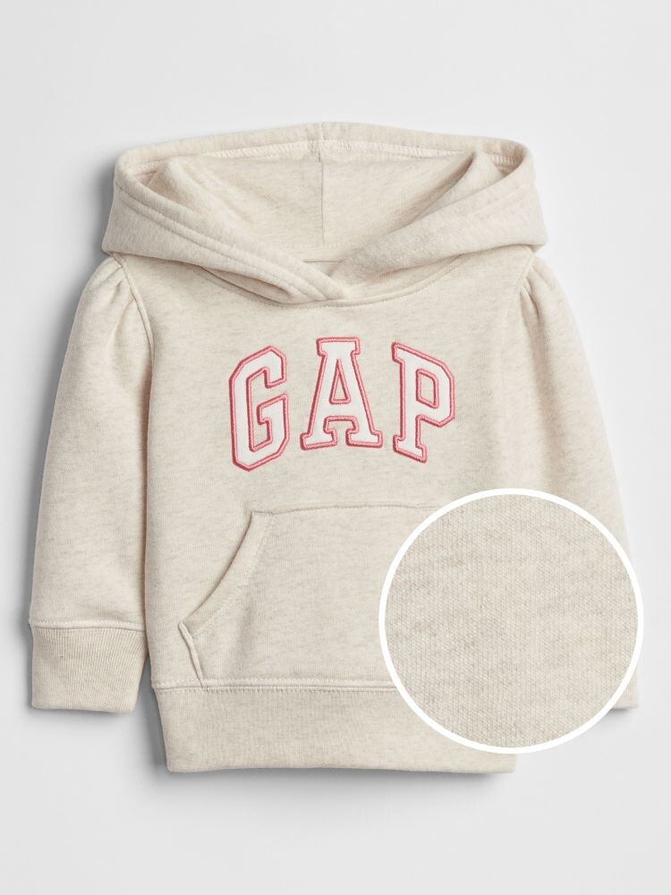 

Флисовая толстовка с логотипом Gap, бежевый