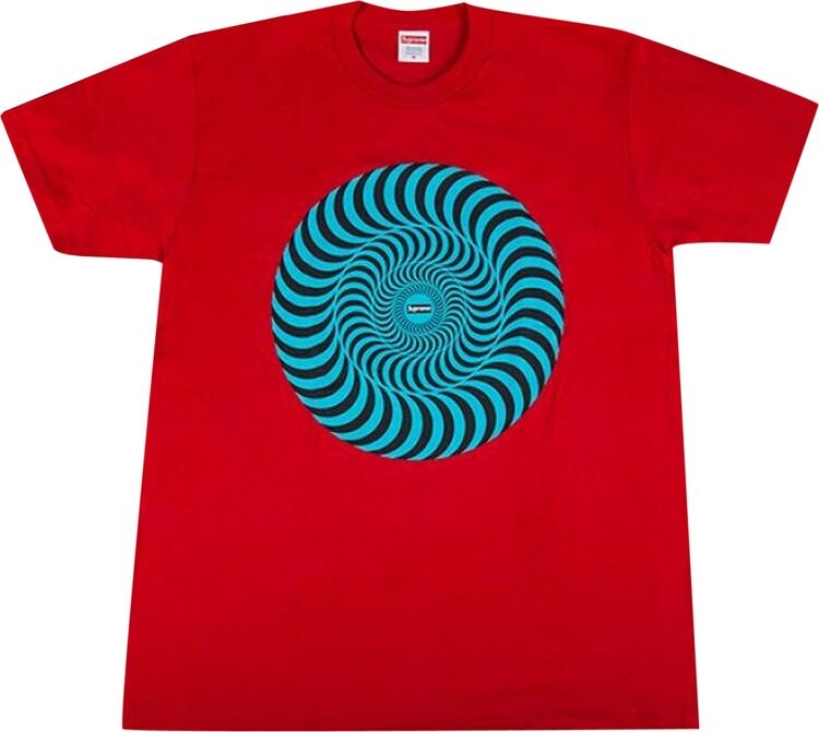 

Футболка Supreme x Spitfire Classic Swirl T-Shirt 'Red', красный