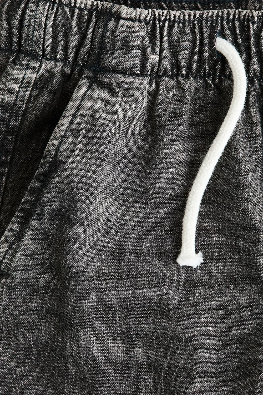 Хлопковые джинсовые спортивные брюки H&M, Dunkles Denimgrau — фото 2